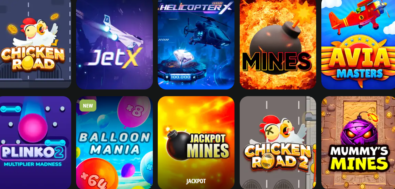 Игры Instant Games в Sol