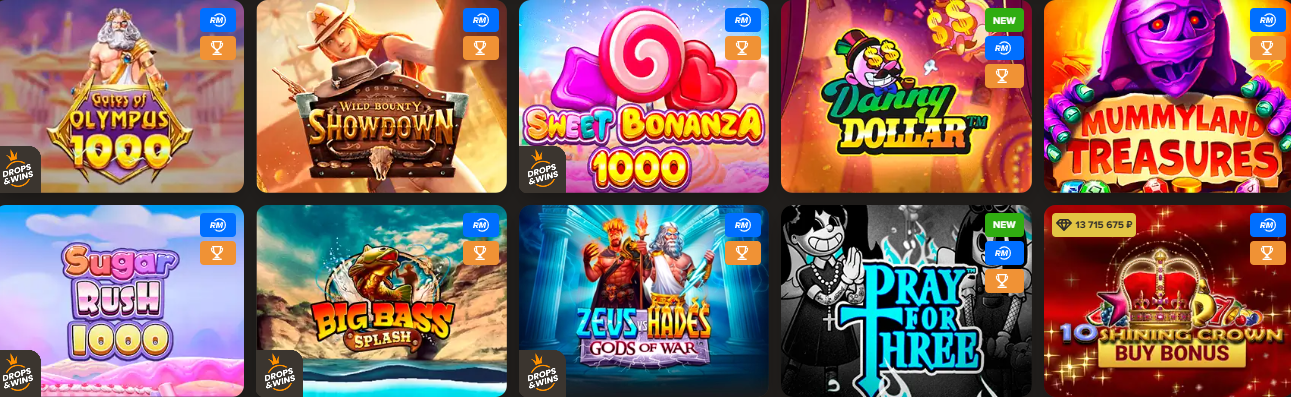 Игровые автоматы с покупными бонусами в казино Сол